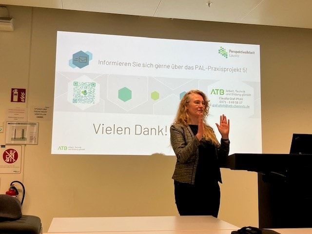Claudia Graf-Pfohl stellt soziotechnisches Lastenheft vor GfA 2025