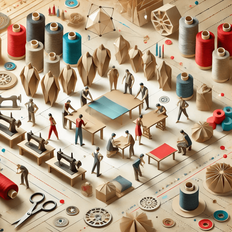 DALLE-Origami: Es zeigt interdisziplinäre Zusammenarbeit zwischen Wissenschaftler:innen und Fachkräften bei der Entwicklung einer modernen Wissensplattform