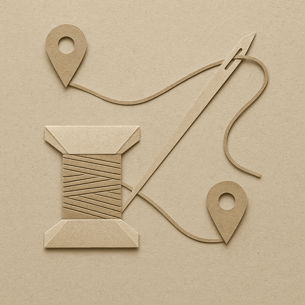 den Faden aufnehmen zum Kick off Eingefädelt-Projekt