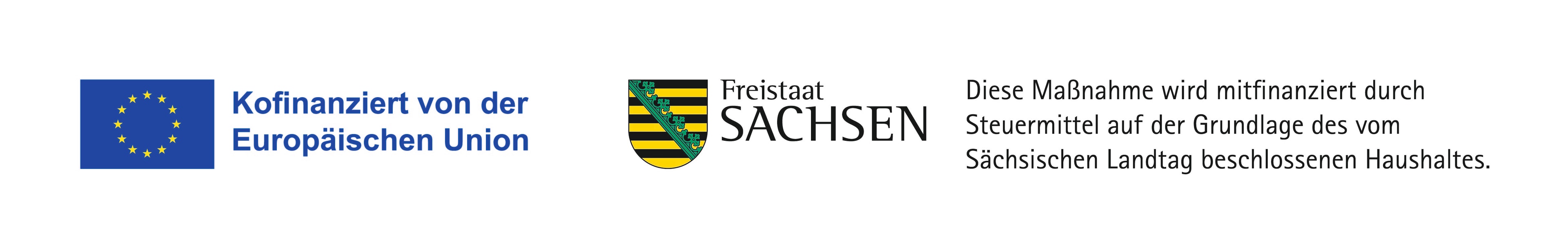 ESF+ Kombination_EU-Logo_FreistaatSachsen