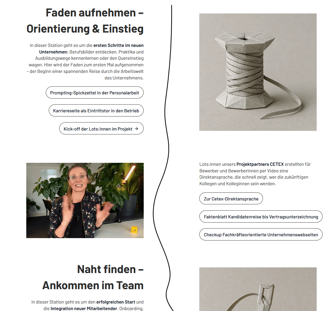 Digitaler Karrierefaden - Touchpoints der Mitarbeiterreise entdecken