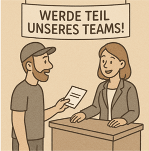 eingefädelt Tim und Martin 1