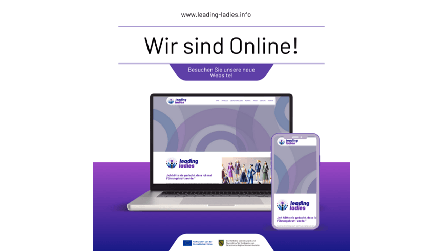 Neue projektwebsite Leading Ladies